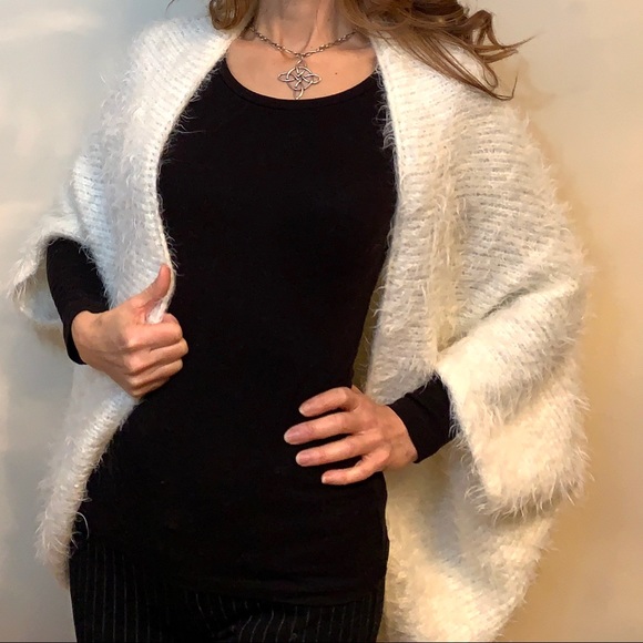 RW&Co ivory  cardigan large - Picture 4 of 4